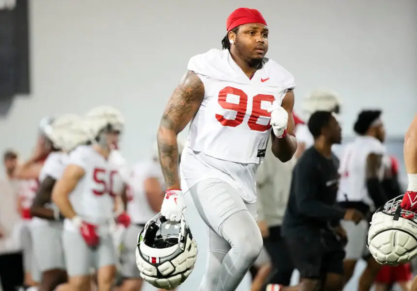 "Might Be The Program's Next Great Defensive Lineman": Ohio State Buckeyes Sophomore Eddrick Houston On the Verge Of a 2025 Breakout Season 1 USATSI 25708880 168400517 lowres