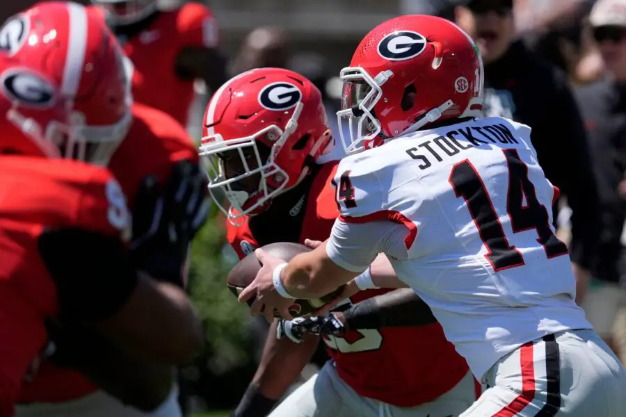 "A Lot Depends On This Fall": College Football Analyst Debates How Long Gunner Stockton Could Be Starting Quarterback For the Georgia Bulldogs 2 USATSI 25911899 168400517 lowres