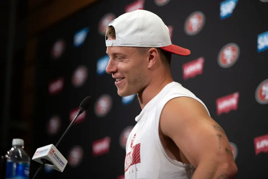 "I Feel Great": San Francisco 49ers Running Back Christian McCaffrey Makes Massive Statement About Himself Entering 2025 NFL Season 1 USATSI 26425384 168400517 lowres
