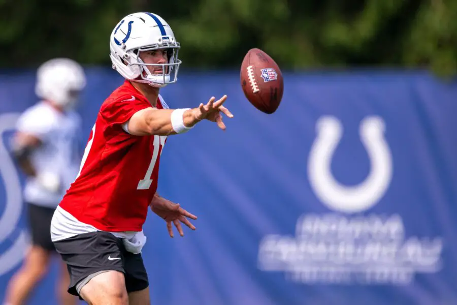 "Daniel Jones Is QB1 (For Now)": NFL Insider Reveals Who Has Edge On Indianapolis Colts Starting Quarterback Battle Between Daniel Jones and Anthony Richardson 1 USATSI 26431411 168400517 lowres