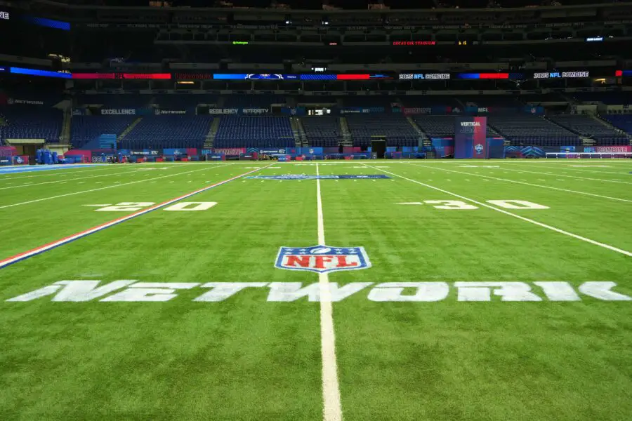 Madden 26’s Superstar Mode gets massive overhaul with new features 2 Feb 25, 2025; Indianapolis, IN, USA; The NFL Network logo on the field at the 2025 NFL Scouting Combine at Lucas Oil Stadium. Mandatory Credit: Kirby Lee-Imagn Images