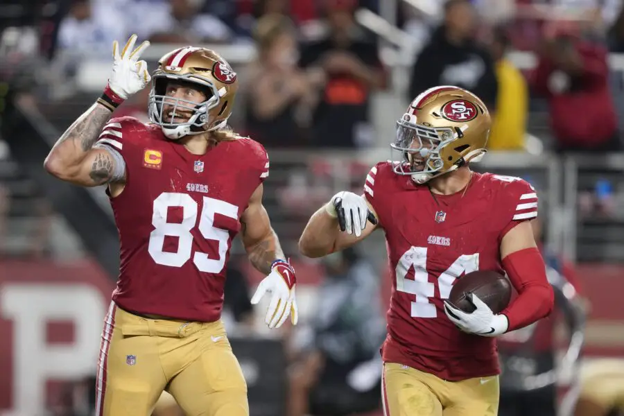 “I Love Your Husband”: George Kittle Shows Jokester Side With Hilarious Message To Kyle Juszcyk’s Wife Kristin George Kittle