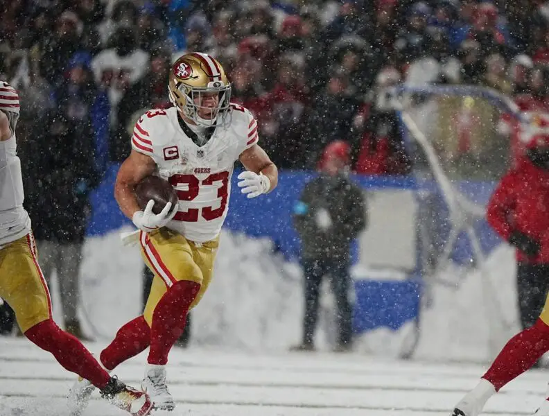 San Francisco 49ers Christian McCaffrey