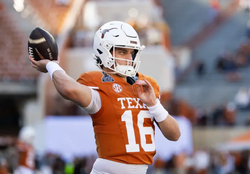 "The Manning Name Matters": Paul Finebaum Guarantees a Week 1 Win For the Texas Longhorns Over the Ohio State Buckeyes 1 USATSI 25049850 168400517 lowres 1
