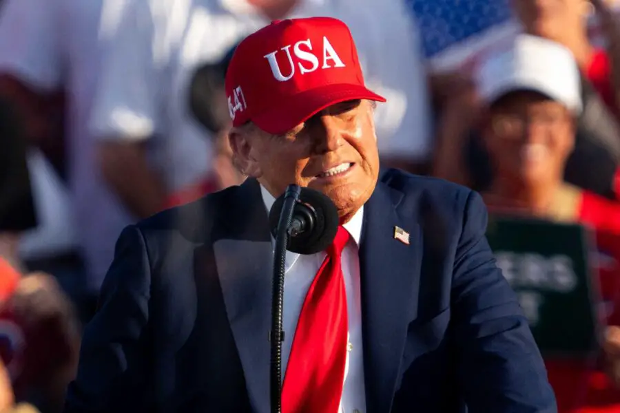 'Naming The Stadium After The 45th/47th President': Donald Trump Could Force Commanders To Make Changes 1 President Donald Trump speaks during the American 250 kickoff event on July 3, 2025