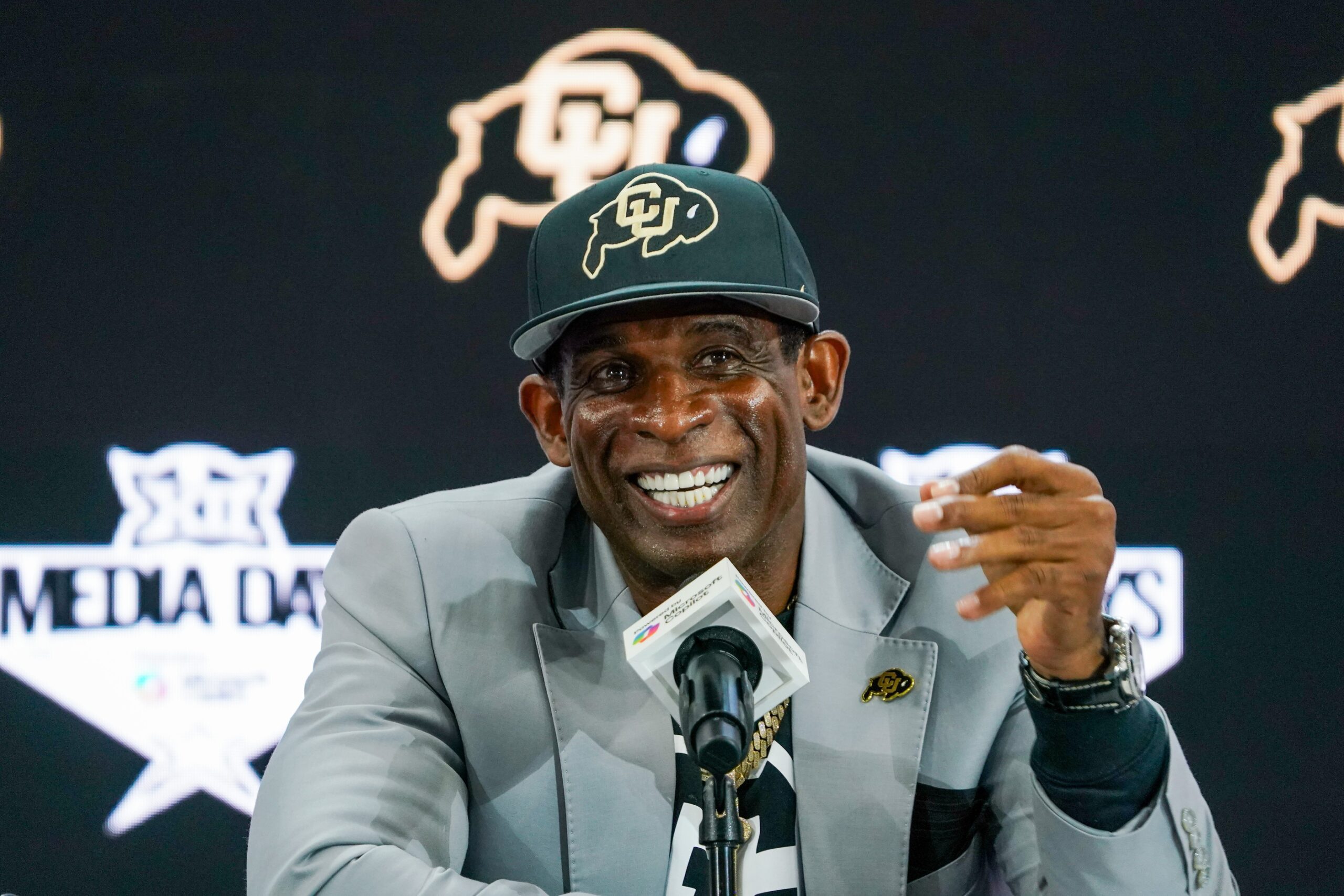 "It's Not Deion Sanders" Buffaloes Head Coach Announces Real Legal Name 2 Jul 9, 2025; Frisco, TX, USA; Colorado head coach Deion Sanders speaks with the media during 2025 Big 12 Football Media Days at The Star. Mandatory Credit: Raymond Carlin III-Imagn Images
