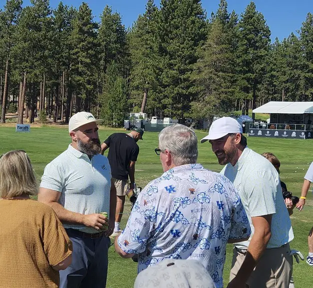 "I Think Last Night" Travis Kelce Calls Out Brother Jason Kelce In Statement (Report) 2 Jason and Travis Kelce are seen at the ACC celebrity golf tournament on July 10, 2025. © Jim Krajewski/RGJ / USA TODAY NETWORK via Imagn Images