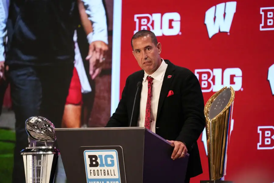"Thank You Captain Obvious": Wisconsin Badgers Head Coach Luke Fickell Discouraged With Difficult Schedule Entering 2025 College Football Season 1 USATSI 26693039 168400517 lowres