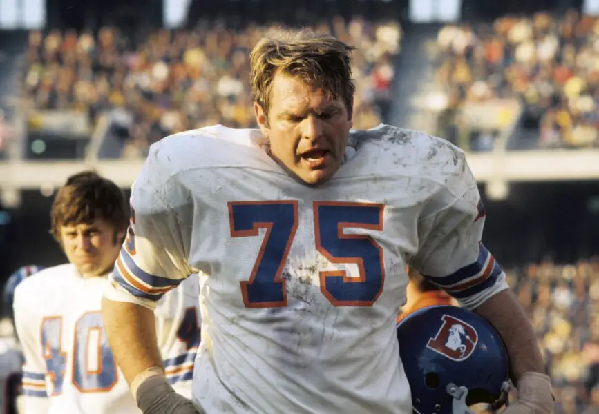 'He's The Best': Former Cleveland Browns Champion Died 2 Denver Broncos tackle Roger Shoals (75) on the sideline against the Oakland Raiders at the Oakland Coliseum
