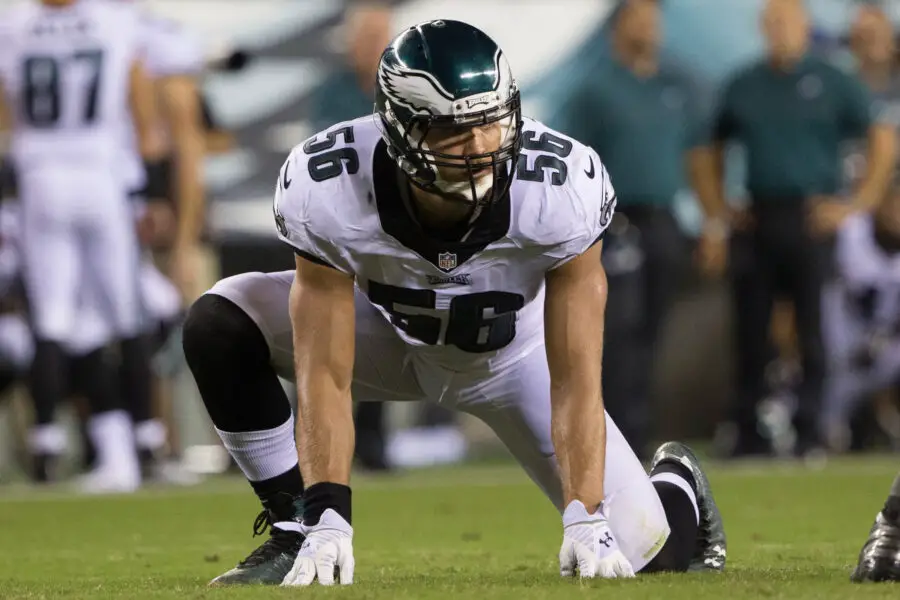 'Rare, Aggressive Form Of Cancer': Philadelphia Eagles Super Bowl Champion Has Serious Health Crisis 3 Philadelphia Eagles linebacker Bryan Braman (56) in action against the Tampa Bay Buccaneers at Lincoln Financial Field