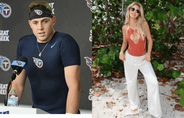 Gunnar Helm Hard Launches GF Erin Schassler On Insta. Photo credits: Imagn and Schassler's Instagram.