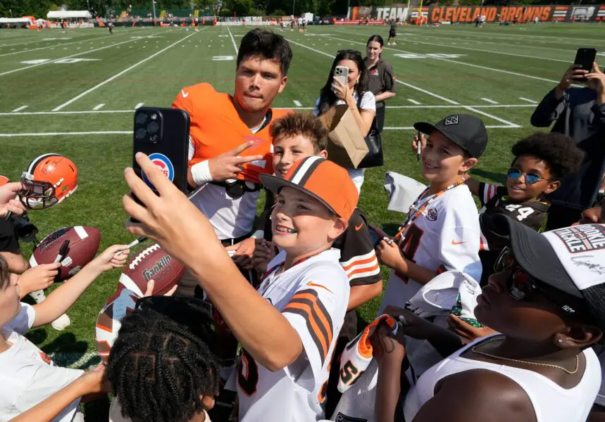 "Limited In Team Drills": Cleveland Browns Insider Reveals Injury Update For Rookie Quarterback Dillon Gabriel 1 USATSI 26757520 168400517 lowres