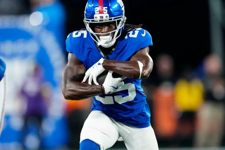 "Mistake": New York Giants Fans Livid Over Team Waiving Running Back Dante Miller Before Roster Cuts Deadline 1 USATSI 26898579 168400517 lowres