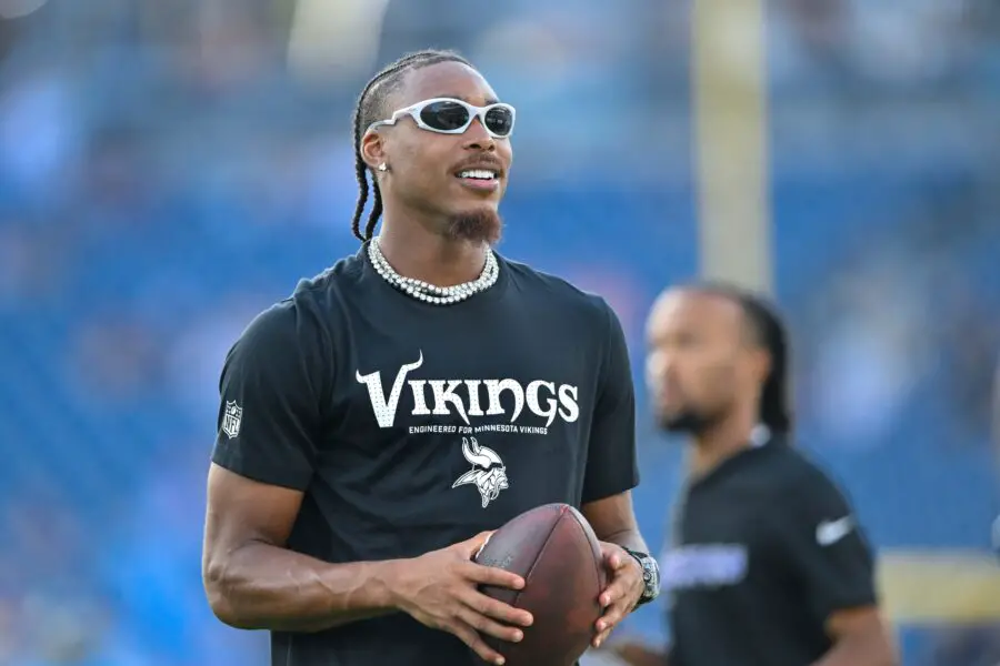 "Vikings Get Thielen": Minnesota Vikings Acquire Wide Receiver Adam Thielen In a Trade With the Carolina Panthers 1 USATSI 26929011 168400517 lowres