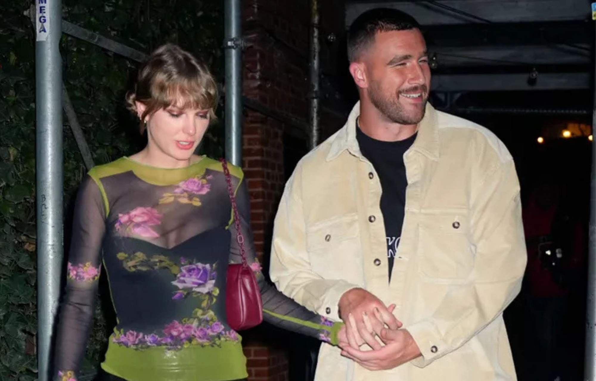 "There Were A Few Tears": Taylor Swift Has Travis Kelce Admitting Emotional Proposal Left His Palms Sweating 1 Taylor Swift with Travis Kelce. Photo credits: Instagram