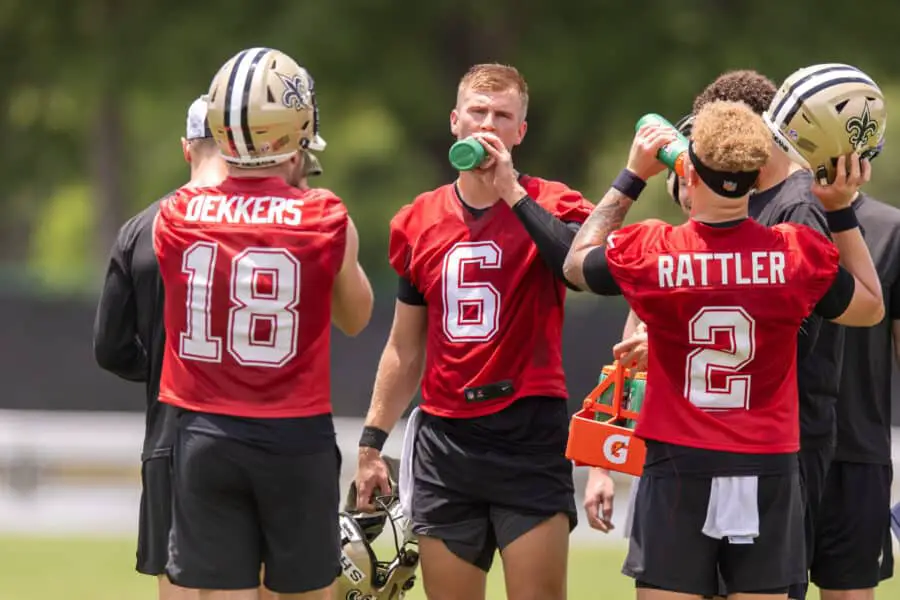 Saints Sign Free-Agent QB Hunter Dekkers to Practice Squad Ahead of Week 2 2 Saints Sign Free-Agent QB Hunter Dekkers To Practice Squad Ahead Of Week 2