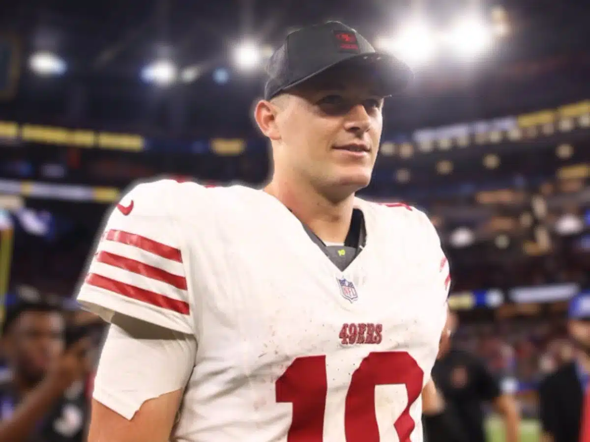 RESPECT EARNED: George Kittle admits he’s been blown away by Mac Jones’ performance with the 49ers — saying the QB has exceeded every expectation and earned the locker room’s full respect.-bich123