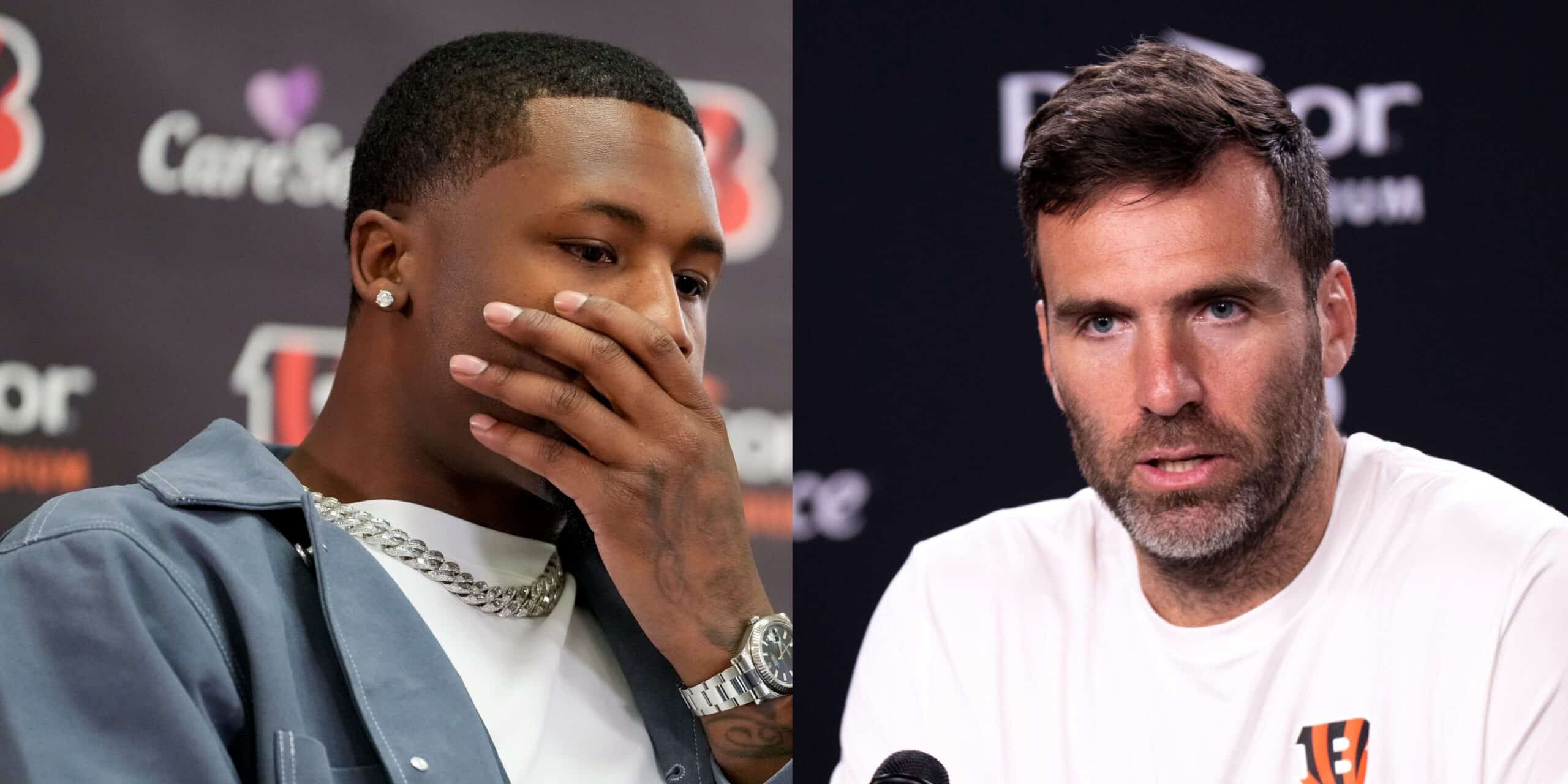 Ja’Marr Chase and Joe Flacco