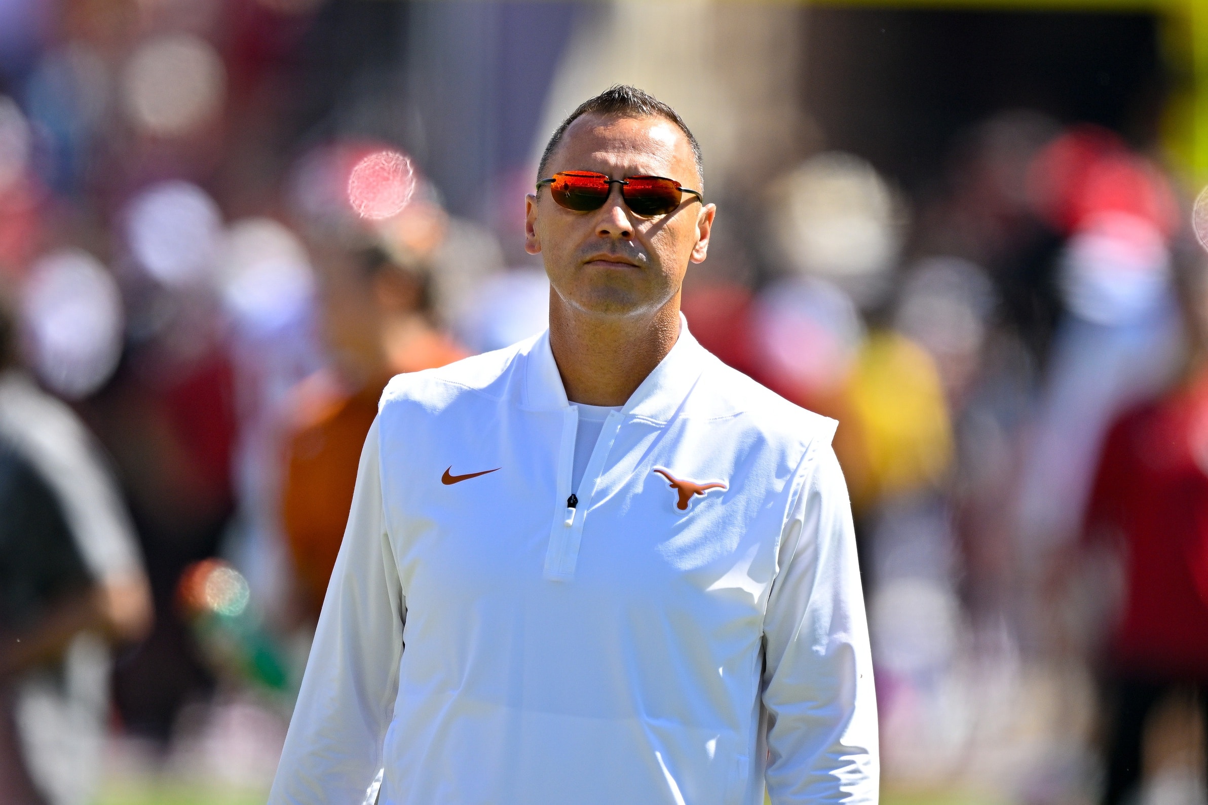 "It's Happening" Major College Football Coach Heading To The NFL — Here’s What We’re Hearing 2 Oct 11, 2025; Dallas, Texas, USA; Texas Longhorns head coach Steve Sarkisian looks on before the game against the Oklahoma Sooners at Cotton Bowl. Mandatory Credit: Jerome Miron-Imagn Images