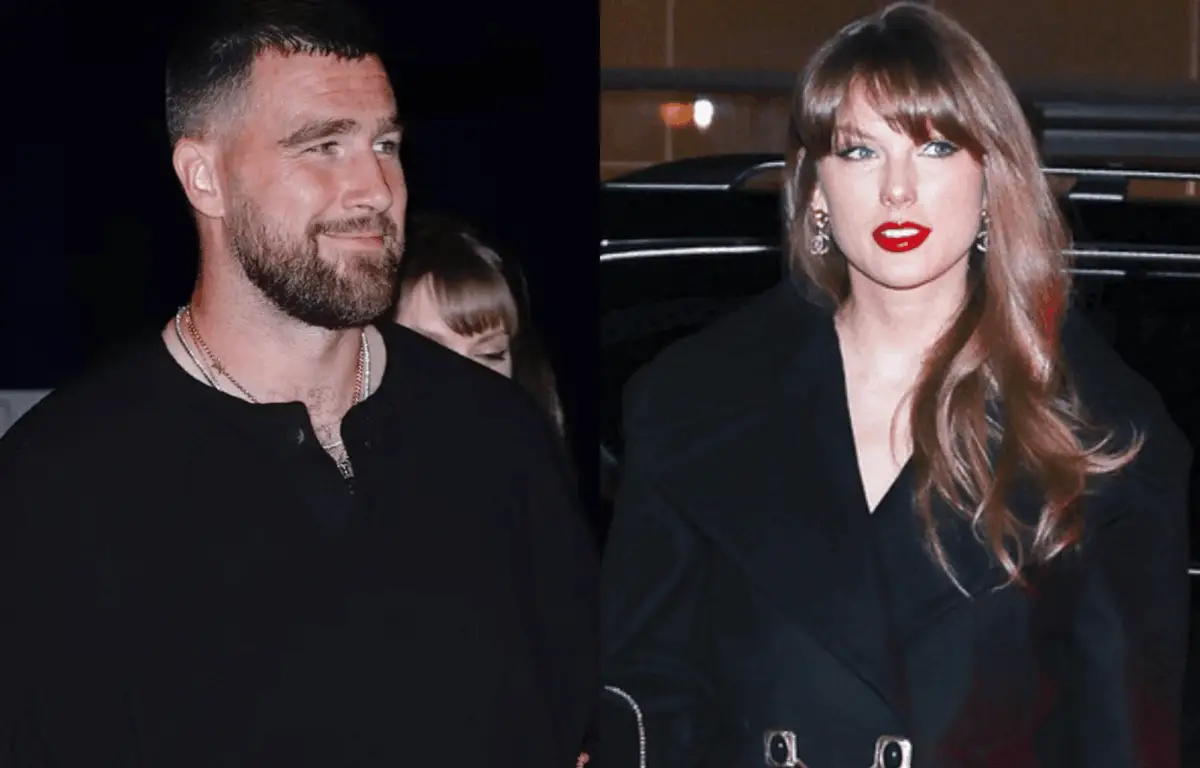 Taylor Swift Twins in Black With Travis Kelce as Couple Recreates Viral Moment During Cozy New York Outing. Photo credits: Instagram