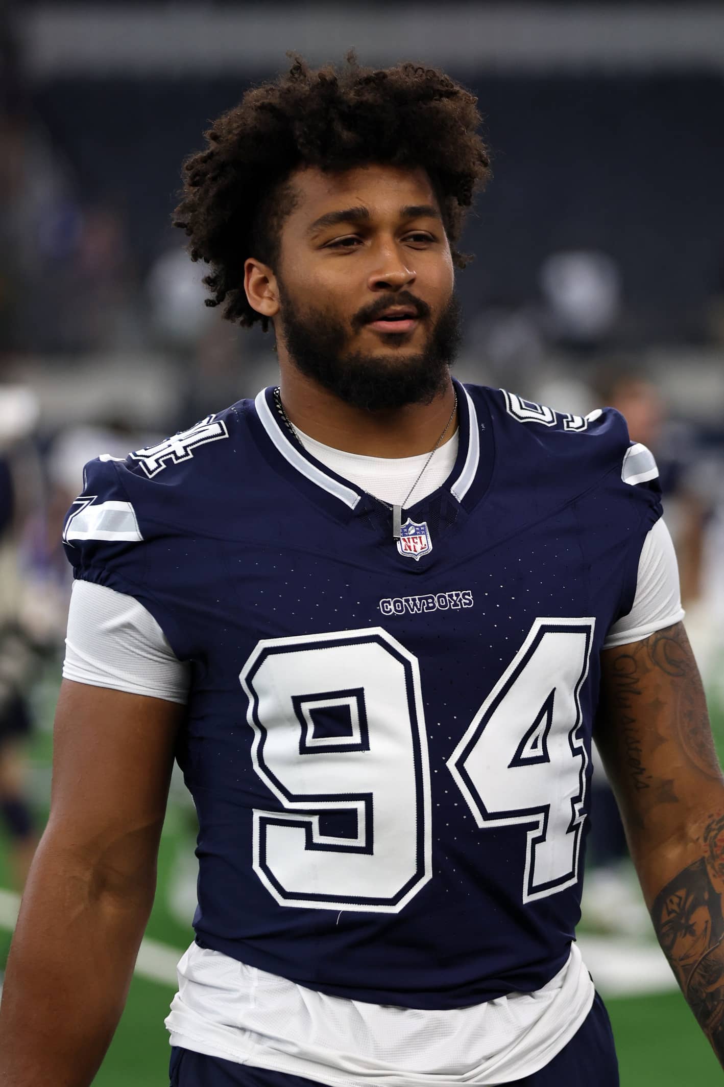Police Release Disturbing New Details on Marshawn Kneeland’s Death 2 Aug 24, 2024; Arlington, Texas, USA; Dallas Cowboys defensive end Marshawn Kneeland (94) walks off the field after the game against the Los Angeles Chargers at AT&T Stadium. Mandatory Credit: Tim Heitman-USA TODAY Sports