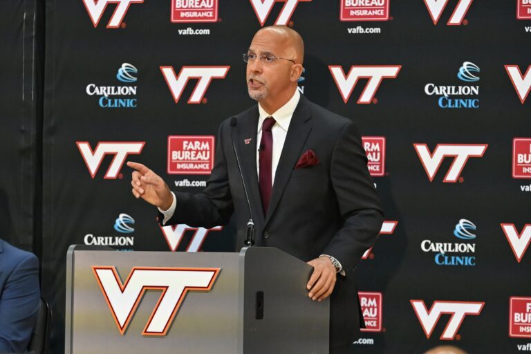 NCAA Football: Virginia Tech Press Conference-Head Coach James Franklin