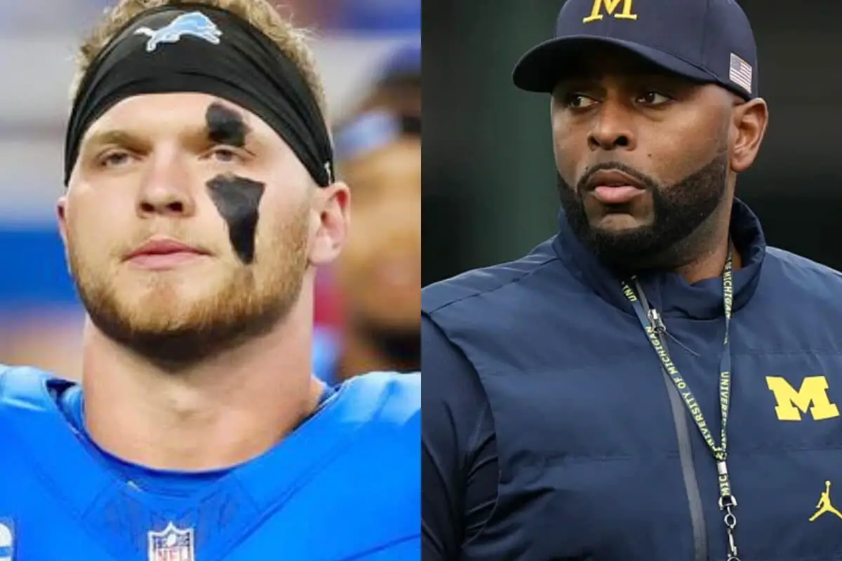 No Comment? Coward Move”: NFL Fans Destroy Aidan Hutchinson For Dodging Questions On Sherrone Moore's Scandal - Gridiron Heroics