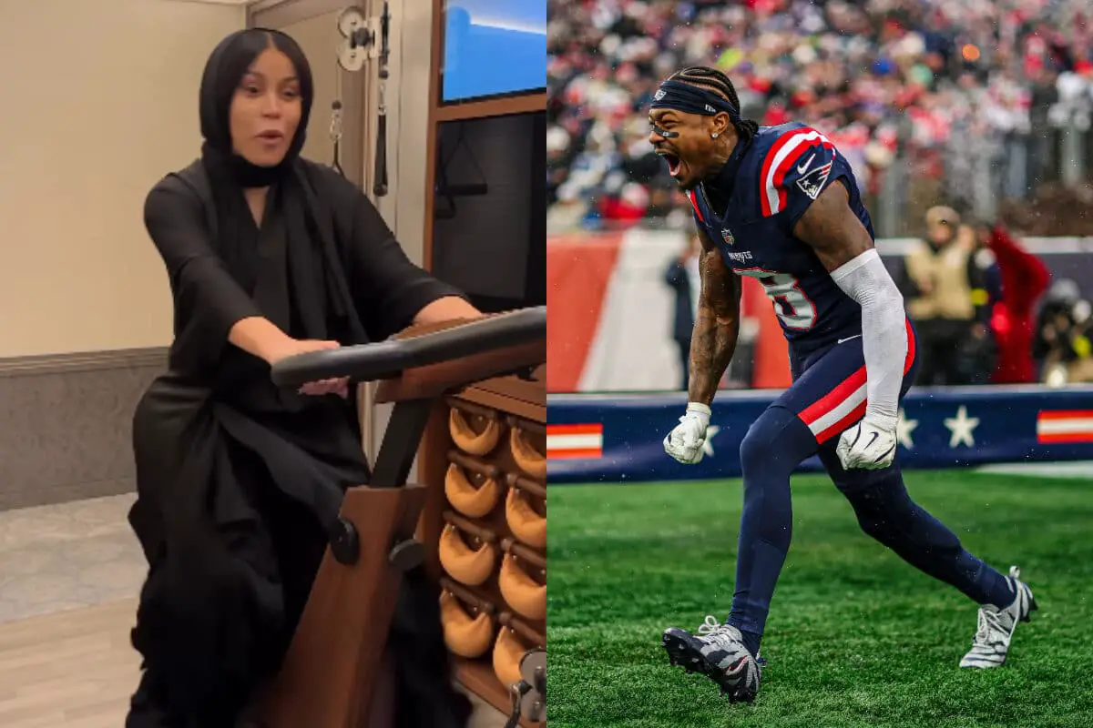 Cardi B Joins Boyfriend Stefon Diggs For Flirty Yoga Session At Patriots' Holiday Wellness Event - Gridiron Heroics